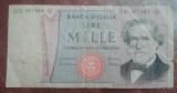 M1 - Bancnota foarte veche - Italia - 1000 lire - 1969