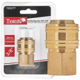 Conector rapid din alama tip mama, filet interior 3 / 8", Tvardy T00277