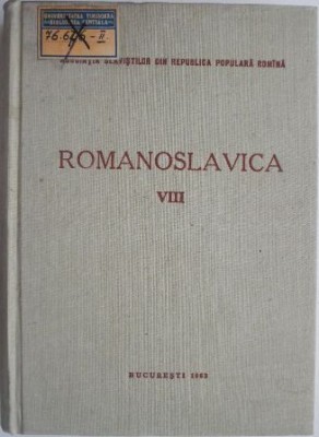 Romanoslavica VIII foto