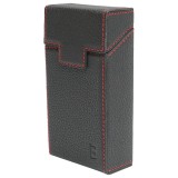 Husa neagra din piele pentru pachet de tigari P21 Breckner
