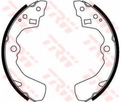 Set saboti frana SUZUKI SWIFT III (MZ, EZ) (2005 - 2016) TRW GS8549 foto