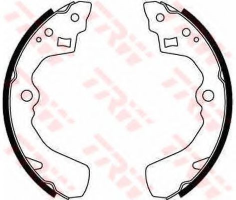 Set saboti frana SUZUKI SWIFT III (MZ, EZ) (2005 - 2016) TRW GS8549