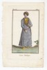 Gravura color Doamna Valaha 1788 Valahia Romania