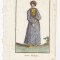 Gravura color Doamna Valaha 1788 Valahia Romania