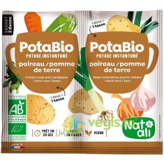 Supa Instant cu Praz, Cartofi si Legume Ecologica/Bio 2x8.5g