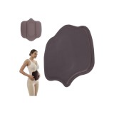 Placă de compresie abdominală, aplatizare abdomen, previne disconfortul, placă abdominală din spumă, gri