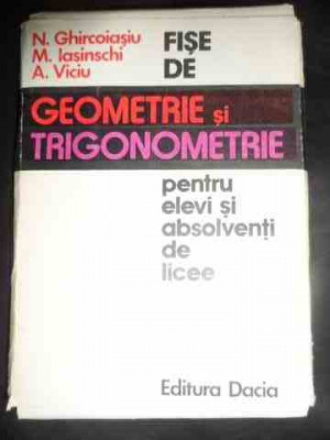 Fise De Geometrie Si Trigonometrie Pentru Elevi Si Absolventi - N. Ghircoiasiu, M. Iasinschi, A. Viciu ,545478 foto