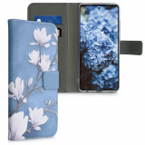 Husa pentru Samsung Galaxy A52 / Galaxy A52 5G / Galaxy A52s 5G, Piele ecologica, Albastru, 54349.02, Kwmobile
