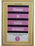 Caius Iacob - Elemente de analiza matematica (editia 1974)