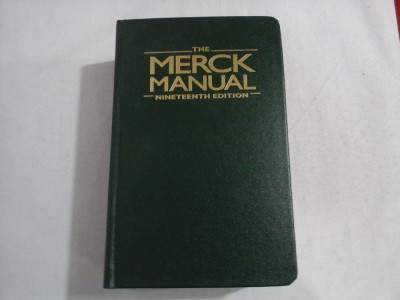 THE MERCK MANUAL - NINETEENTH EDITION foto