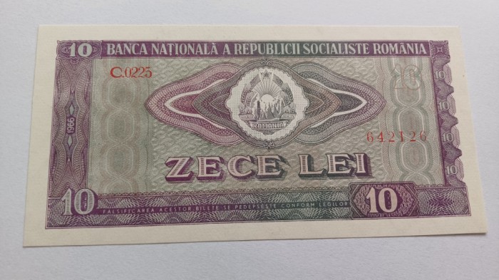 Rom&acirc;nia- 10 Lei 1966-UNC