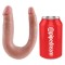 Dildo Realistic Double Trouble Small, Natural, 33.5 cm