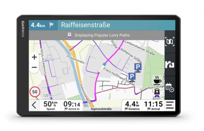 GPS Garmin Dezl LGV1020, tip afisaj IPS panoramic de 10,1&quot;,