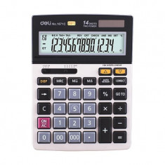 Calculator Birou Deli 14 Digiti 1671C foto