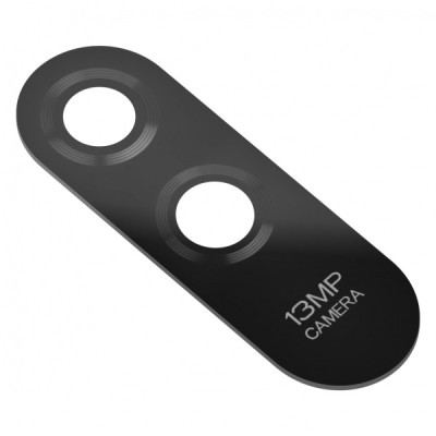 Geam Camera Spate Xiaomi Redmi 9A, Negru foto