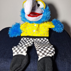 Jucarie de plus - Marioneta de mana Muppets Gonzo, Disney Olanda, 33 cm inaltime