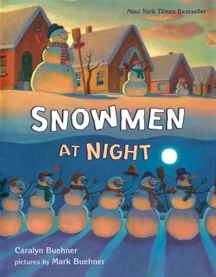 Snowmen at Night foto
