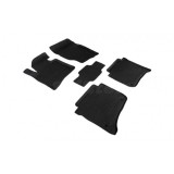 Covorase Cauciuc Premium Stil Tavita Porsche Cayenne 2 2011-2017 Negru Carbon