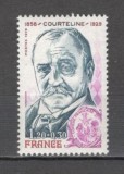 Franta.1979 50 ani moarte G.Courteline-dramaturg XF.458, Nestampilat