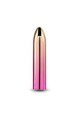 Vibrator Glont Chroma Sunrise, 10 Moduri Vibratii, ABS, USB, 9 cm foto