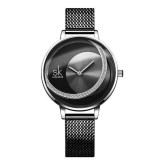 Ceas elegant dama Sk Efb cu bratara din metal