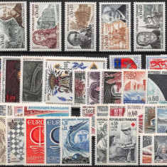 C5211 - Franta 1966 - lot timbre nestampilate MNH,anul complet