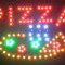 Reclama LED - PIZZA - de interior, 48 x 25 cm