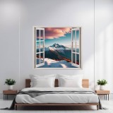 Folie imprimata color pentru decor perete locuinta, dimensiune 125 x 110cm, model: VIEW TO HAVEN 36, AVEX