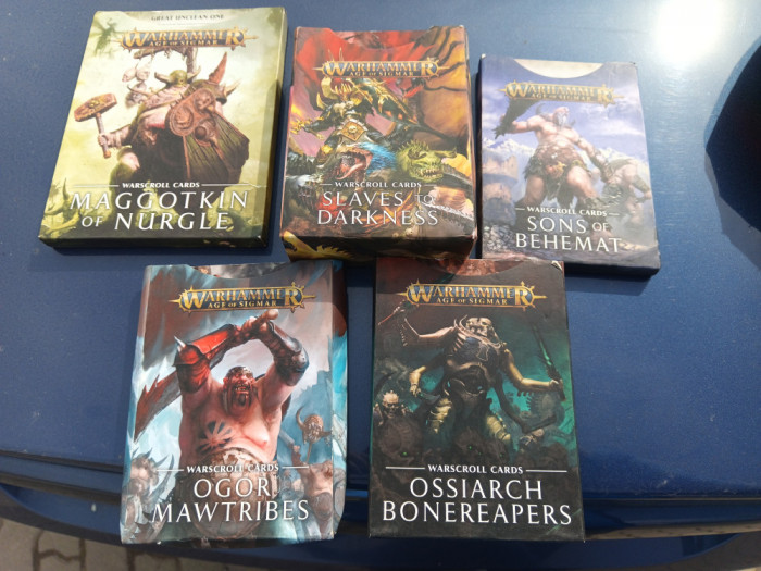 Warscroll cards