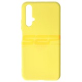 Husa Silicon Galbena Huawei Nova 5T, High Copy, Protectie Premium