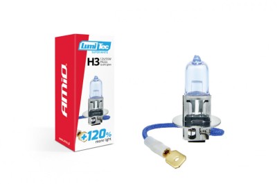 Bec halogen H3 12V 55W LumiTec SuperWhite + 120% foto