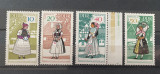 PC482 - DDR 1968 Costume populare, serie MNH, 4v, Nestampilat