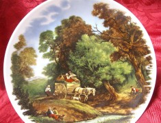 FARFURIE DECORATIVA PORTELAN BAVARIA DECOR PEISAJ DE J.C.VAN HUNNIK 24 CM