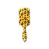 Perie pentru par, dreptunghiulara, Leopard, Maro deschis