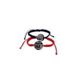 Set de 2 bratari pentru cupluri personalizate cu mesajele tale