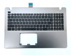 Palmrest laptop carcasa superioara cu tastatura, Asus, X552, X552c, X552CL, X552EA, X552EP, X552LA, X552LAV, X552LD, X552LDV, X552MD, US, gri foto