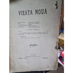 Revista Vieata Noua Nr. 4 Aprilie 1908