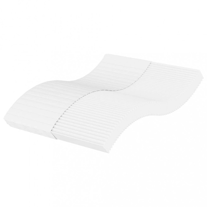 vidaXL Saltea din spumă, alb, 140x210 cm, duritate H2 H3 4016634