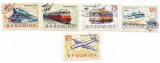 Romania (202) - Mijloace de transport, 1963 - serie obliterata