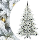 VidaXL Brad de Crăciun artificial cu ramuri articulare 210 cm PVC 3397732