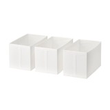 Set 3 cutii pentru depozitare haine, 31 x 55 x 33 cm, maner lateral, General