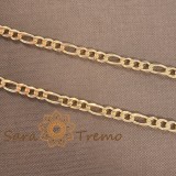 Cumpara ieftin Lant Troy unisex placat cu aur , zale rotunjite, 60 cm
