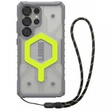 UAG Husa Pathfinder Clear Magnetic Samsung Galaxy S25 Ultra Active Neon Lanyard