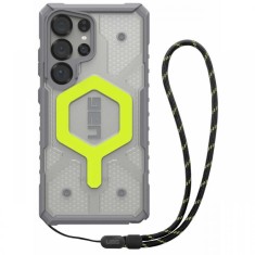 UAG Husa Pathfinder Clear Magnetic Samsung Galaxy S25 Ultra Active Neon Lanyard