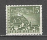 Saarland.1958 400 ani orasul Homburg SS.557