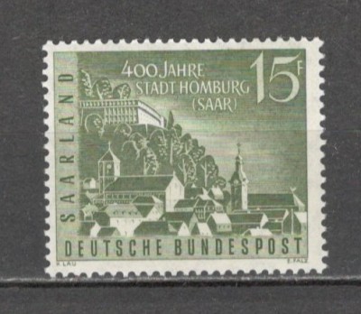 Saarland.1958 400 ani orasul Homburg SS.557 foto