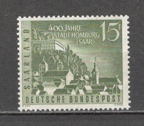 Saarland.1958 400 ani orasul Homburg SS.557