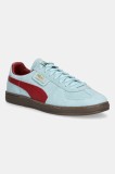 Puma sneakers din piele intoarsă Super Team SD barbati, culoarea turcoaz, 398528