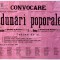 HST 100S Afis 1905 Doua adunari poporale Bihor Partidul National Roman