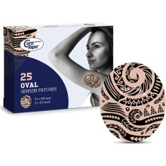 CureTape&reg; Sensor Patches Art plasturi de protecție culoare Tattoo 25 buc